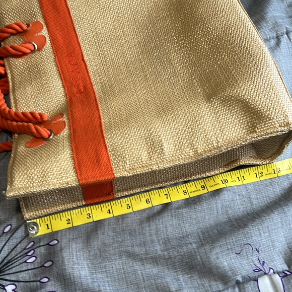 Escada Sunset Heat Straw Market Tote - Picture 12 of 17